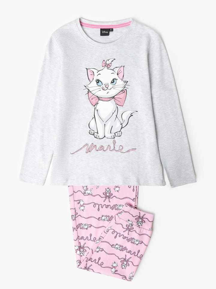 Disney Piżama "Disney" w kolorze jasnoszaro-jasnoróżowym rozmiar: 128