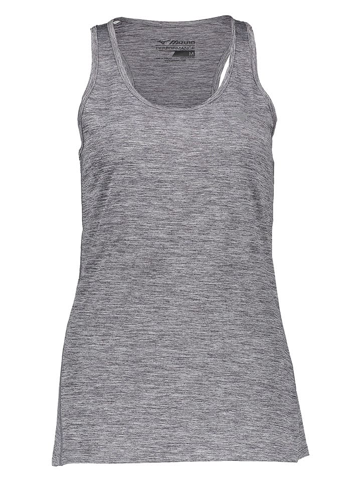 Mizuno Top sportowy "Impulse Core" w kolorze szarym rozmiar: XS