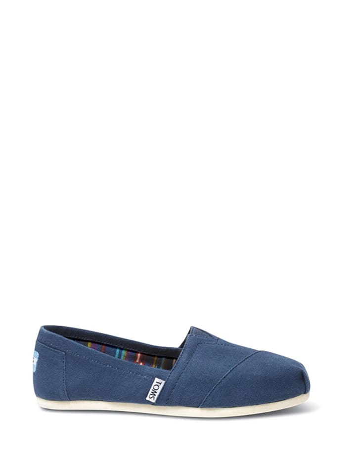 TOMS Slippersy "Classic" w kolorze granatowym rozmiar: 43