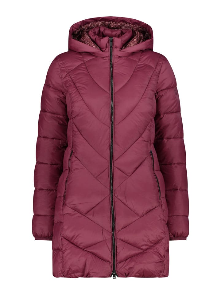 CMP Płaszcz pikowany w kolorze bordowym rozmiar: 42