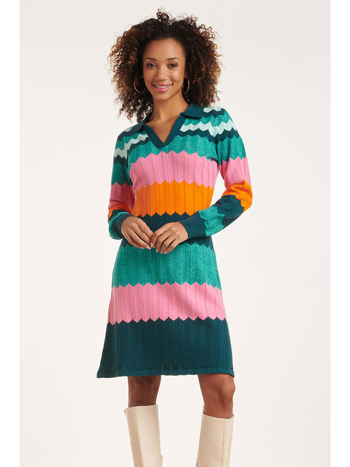 Smashed Lemon Sukienka dzianinowa ze wzorem rozmiar: XXL