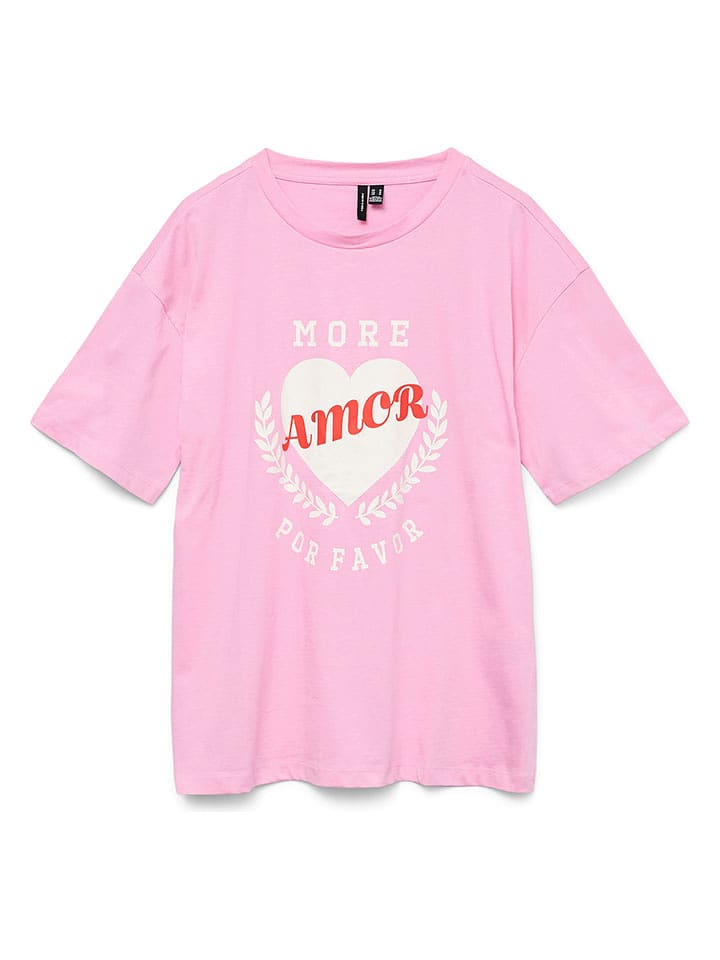 Vero Moda Koszulka w kolorze jasnoróżowym rozmiar: XS