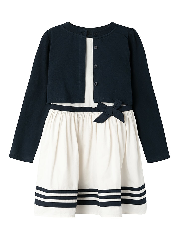 name it 2-częściowy zestaw w kolorze granatowo-białym rozmiar: 140