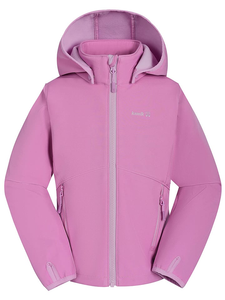 Kamik Kurtka softshellowa "Faye" w kolorze jasnoróżowym rozmiar: 116