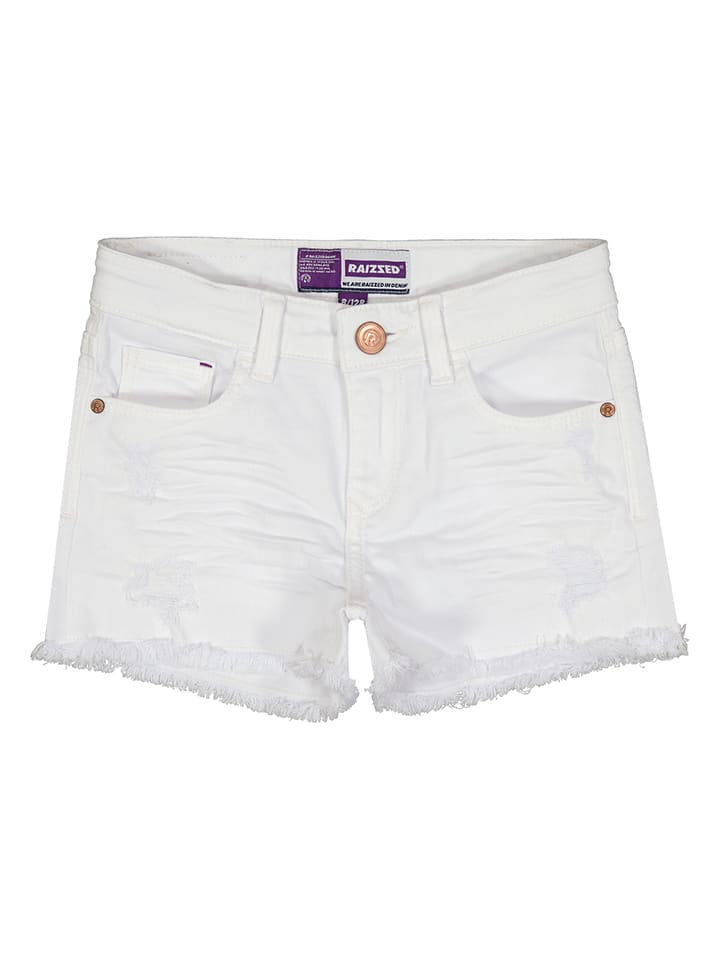 RAIZZED® Szorty dżinsowe "Louisianna" w kolorze białym rozmiar: 110