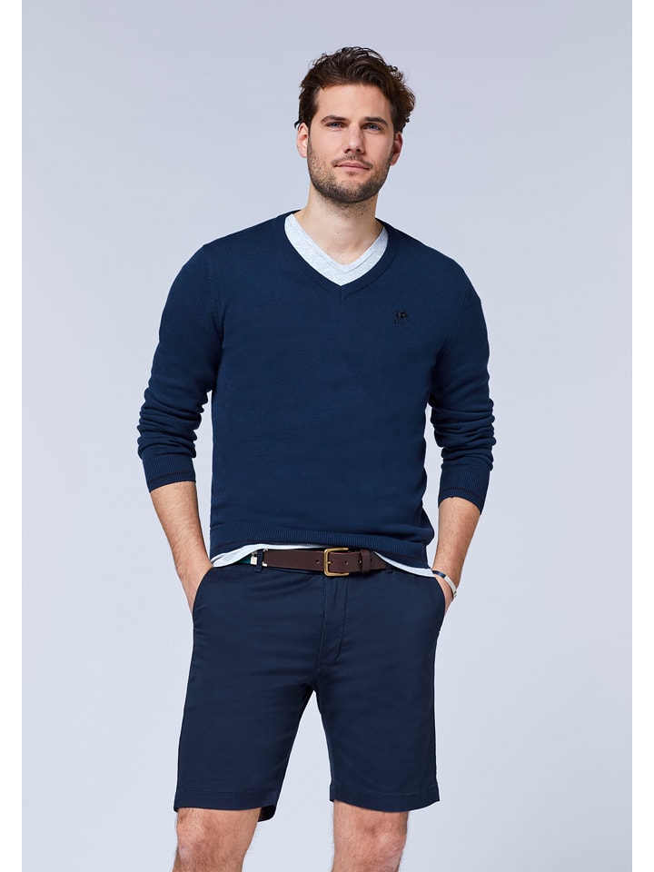 Polo Sylt Sweter w kolorze granatowym rozmiar: XXL