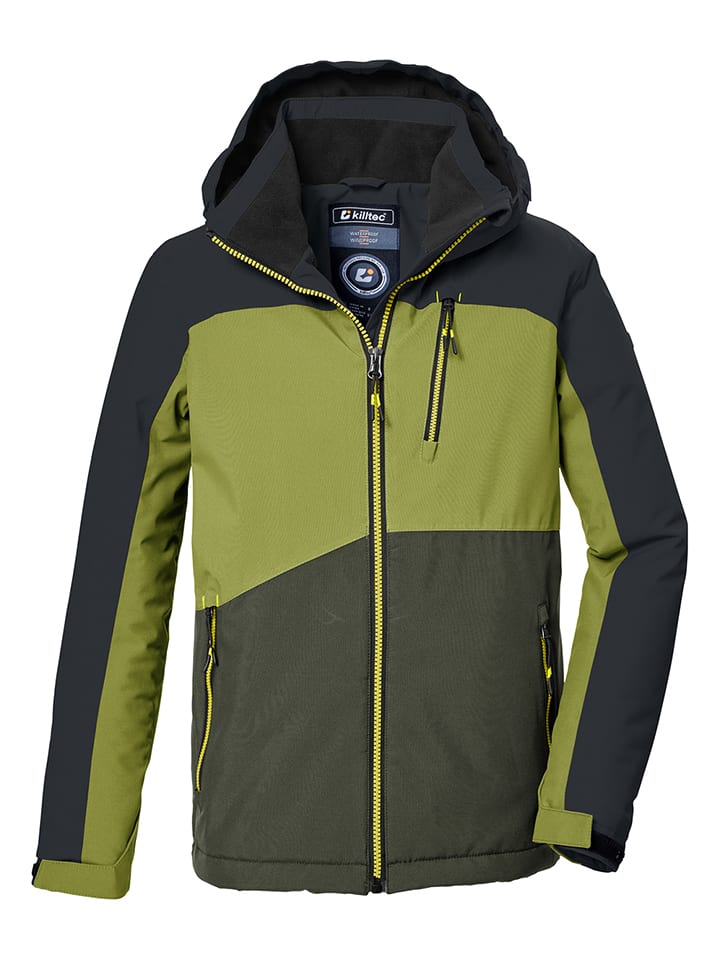 Killtec Kurtka funkcyjna w kolorze oliwkowo-czarnym rozmiar: 140