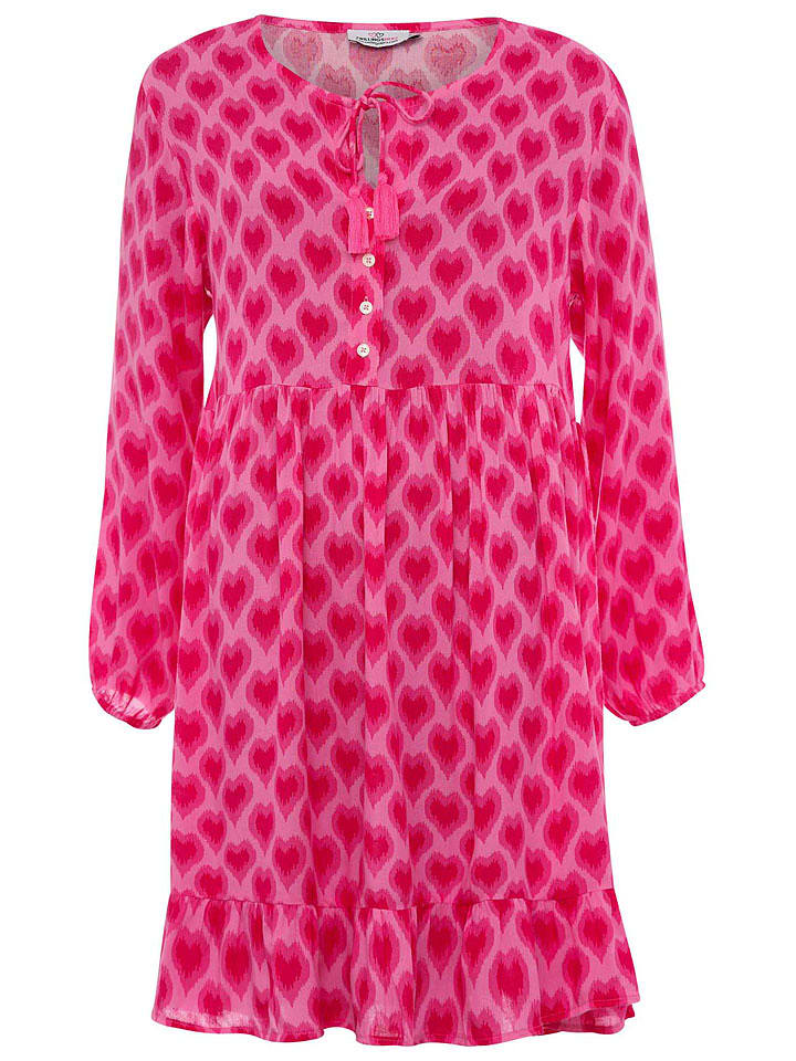 Zwillingsherz Sukienka "Heart Classic" w kolorze różowym rozmiar: S/M