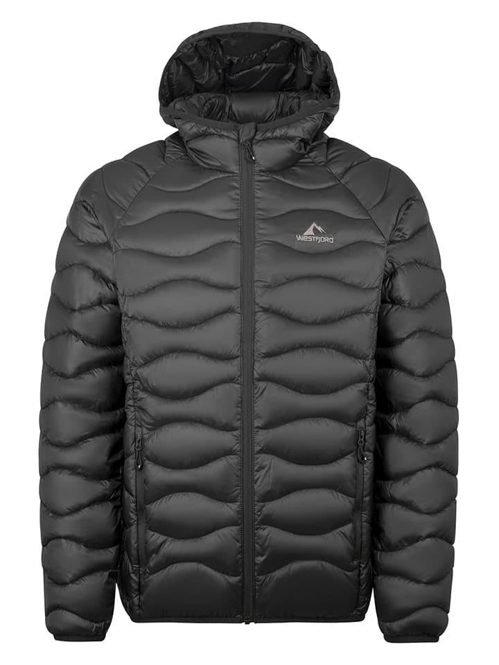 Westfjord Kurtka pikowana "Dynjandi" w kolorze czarnym rozmiar: 4XL