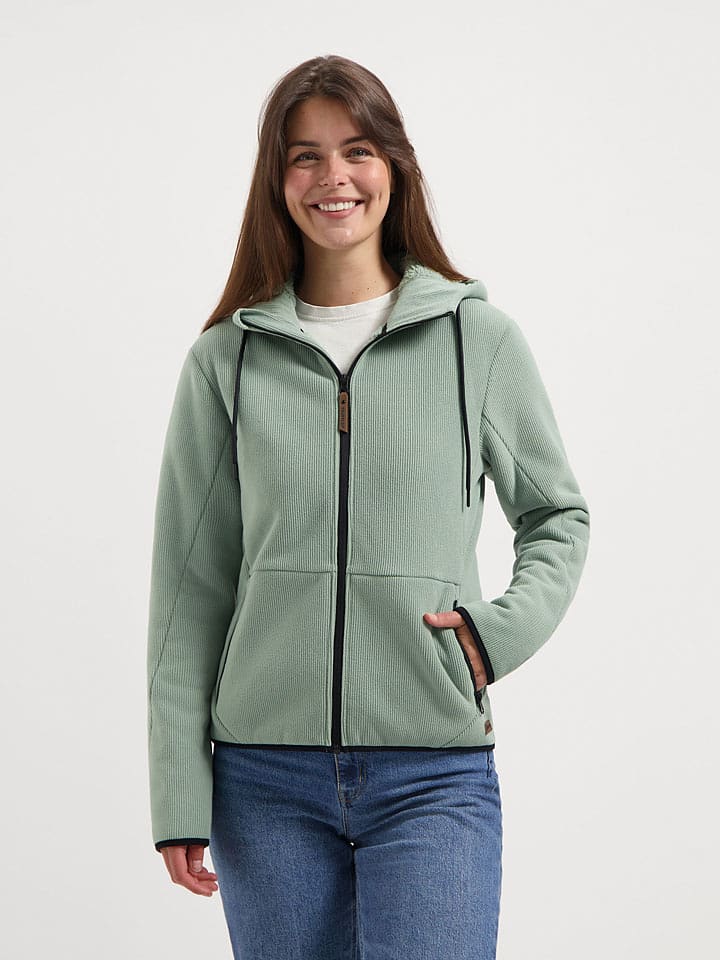 TRAVELIN' Bluza "Kirsten" w kolorze zielonym rozmiar: M