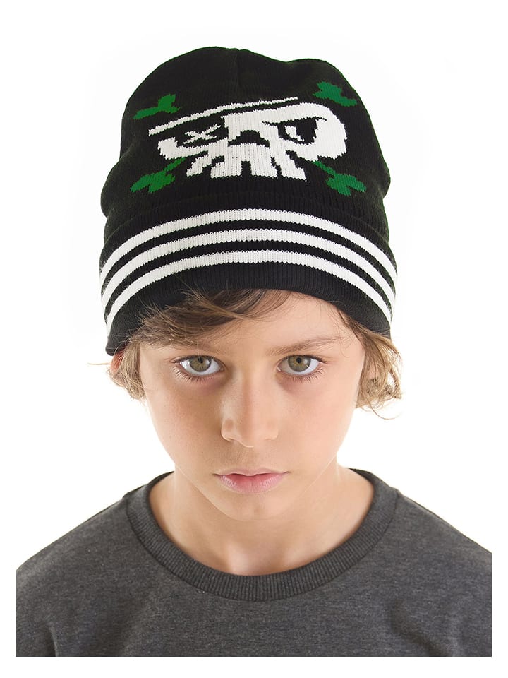 Denokids Czapka w kolorze czarnym rozmiar: 128-140