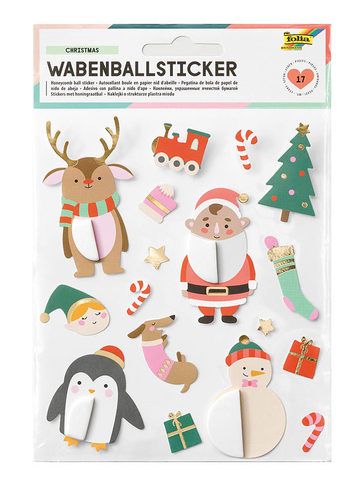 folia PAPER Naklejki "Christmas" rozmiar: onesize