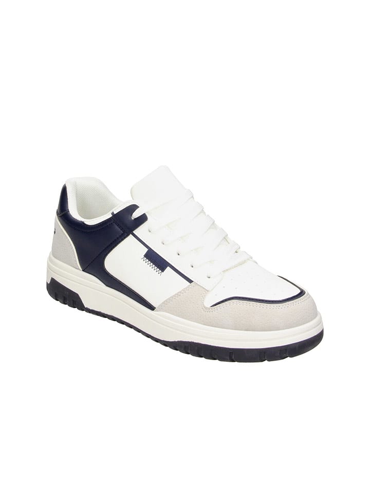 Bullboxer Sneakersy w kolorze biało-granatowym rozmiar: 45