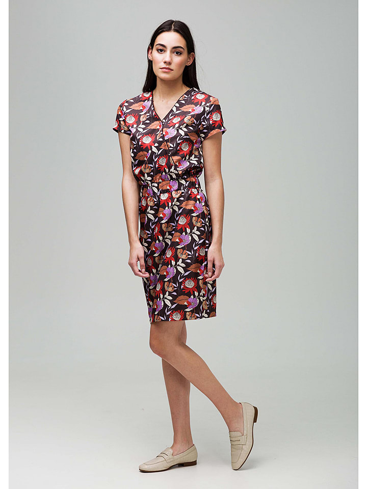 4funkyflavours Sukienka "A Long Walk" w kolorze brązowym rozmiar: M