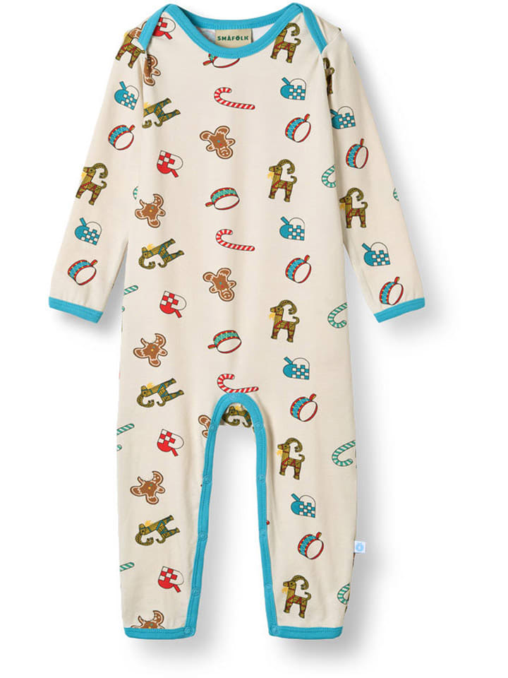 Småfolk Rampers "Ulm" w kolorze kremowym rozmiar: 98