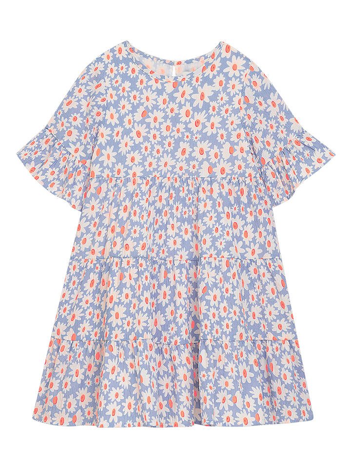 Danamade Sukienka "Dyade" w kolorze błękitno-białym rozmiar: 122