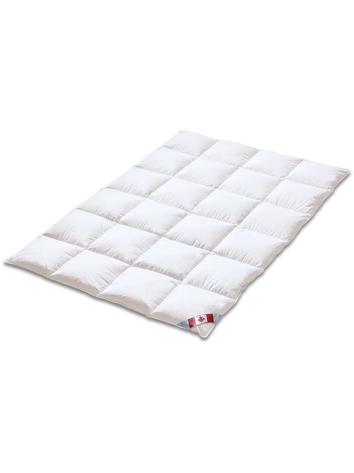 Sanders-Kauffmann Ultra zimowa kołdra puchowa "Canada" w kolorze białym - 220 x 155 cm rozmiar: onesize