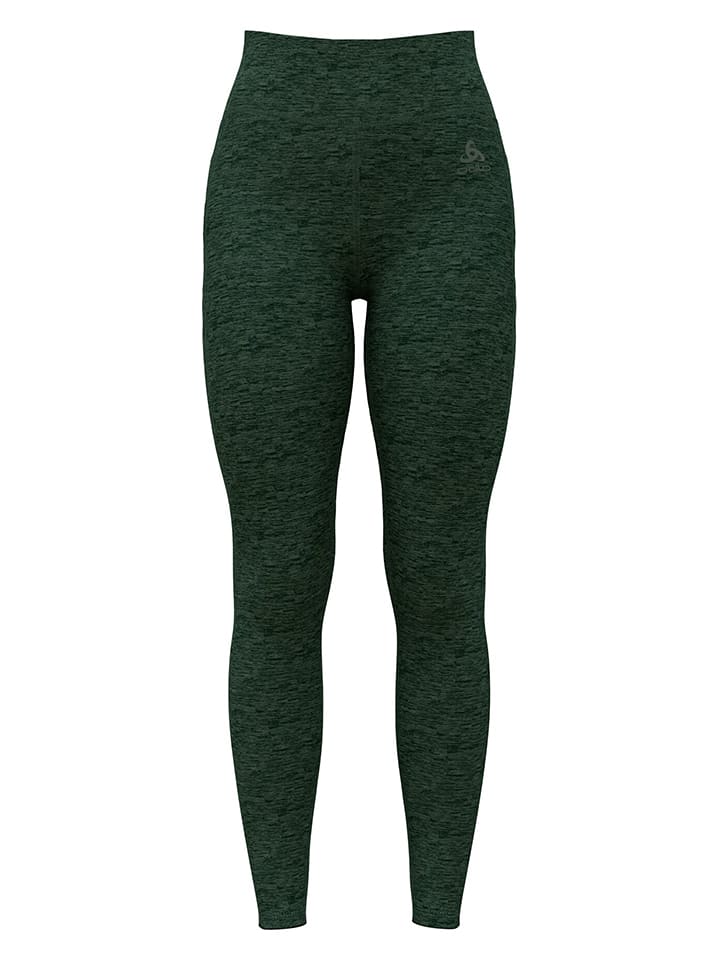 Odlo Legginsy sportowe "Active 365" w kolorze zielonym rozmiar: S