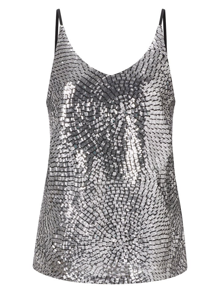 Rich&Royal Top w kolorze srebrnym rozmiar: 34