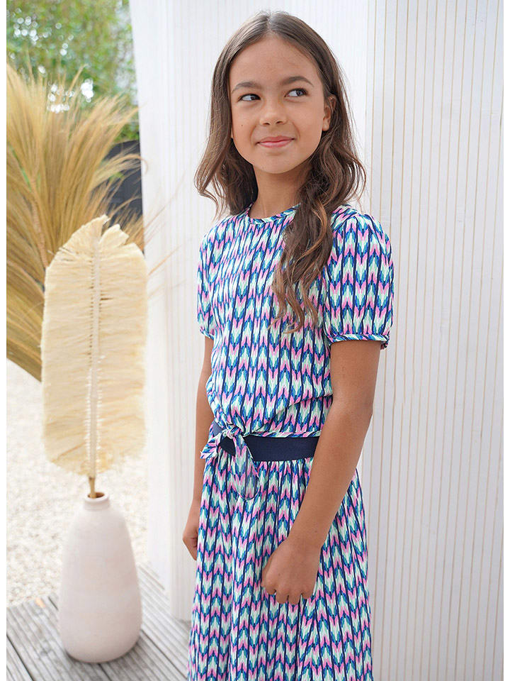 B.Nosy Koszulka w kolorze zielono-różowo-granatowym rozmiar: 98