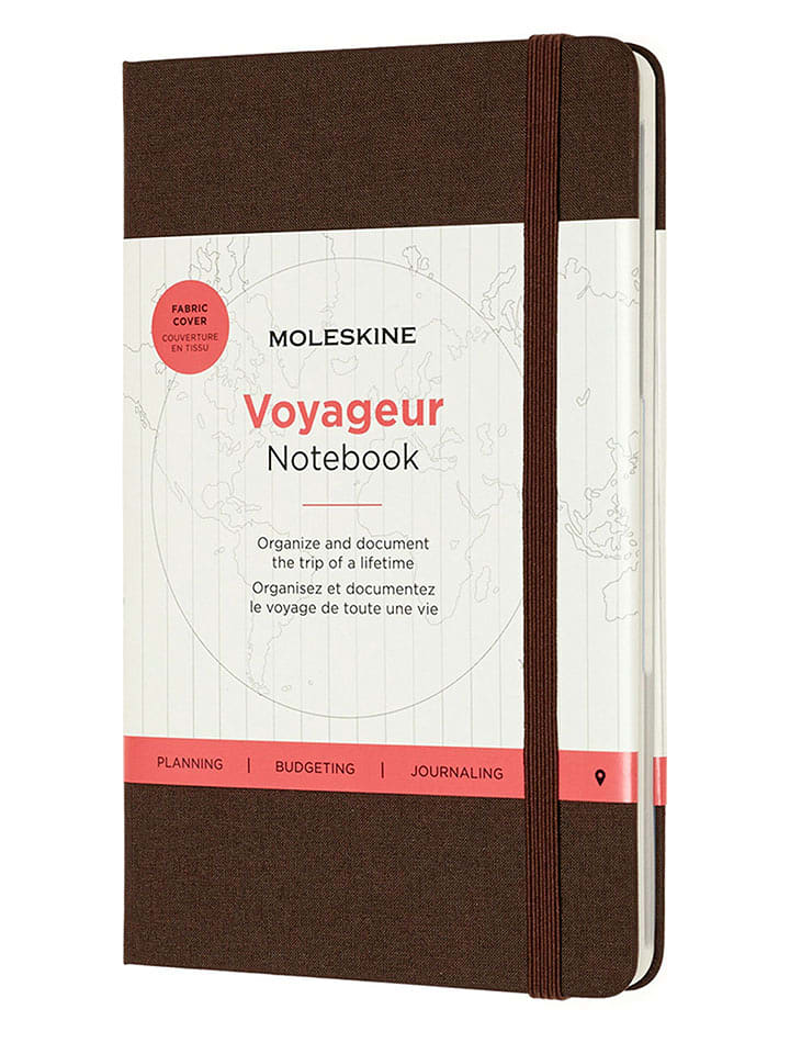 Moleskine Planer podróżny w kolorze brązowym - 11,5 x 18 cm rozmiar: onesize