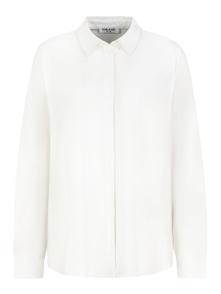 Sublevel Bluzka w kolorze białym rozmiar: L