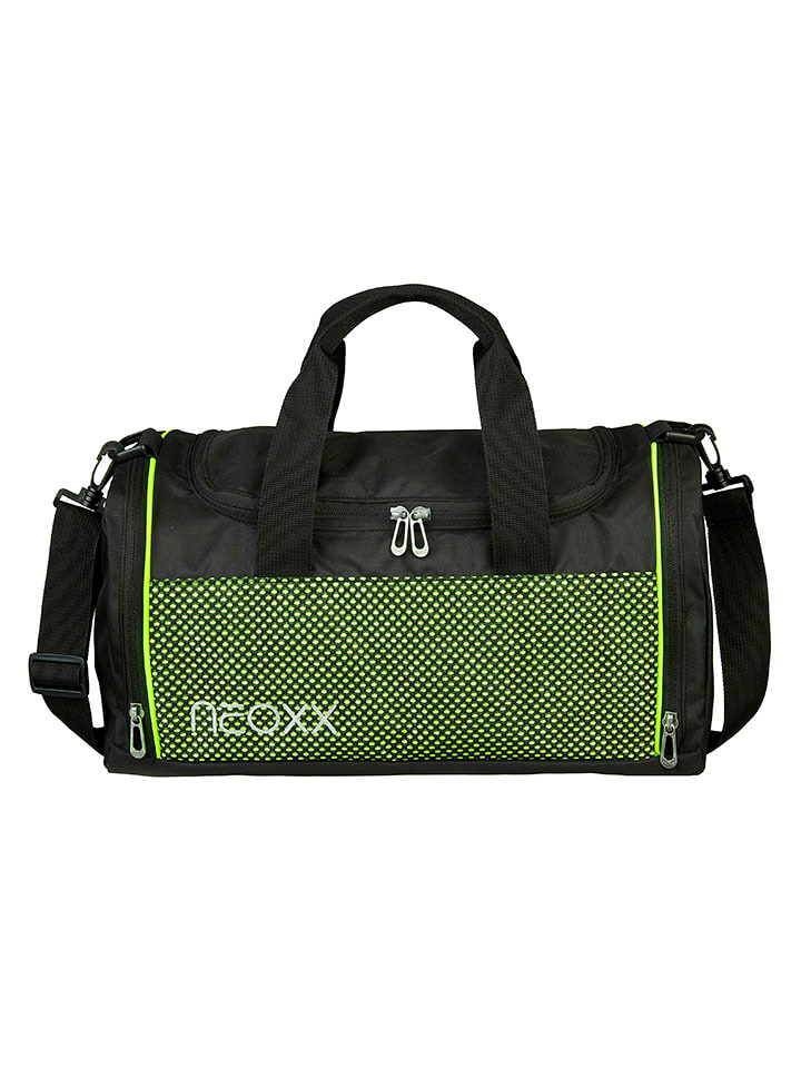 neoxx Torba sportowa "Champ" w kolorze zielono-czarnym - 41,5 x 22,5 x 20 cm rozmiar: onesize