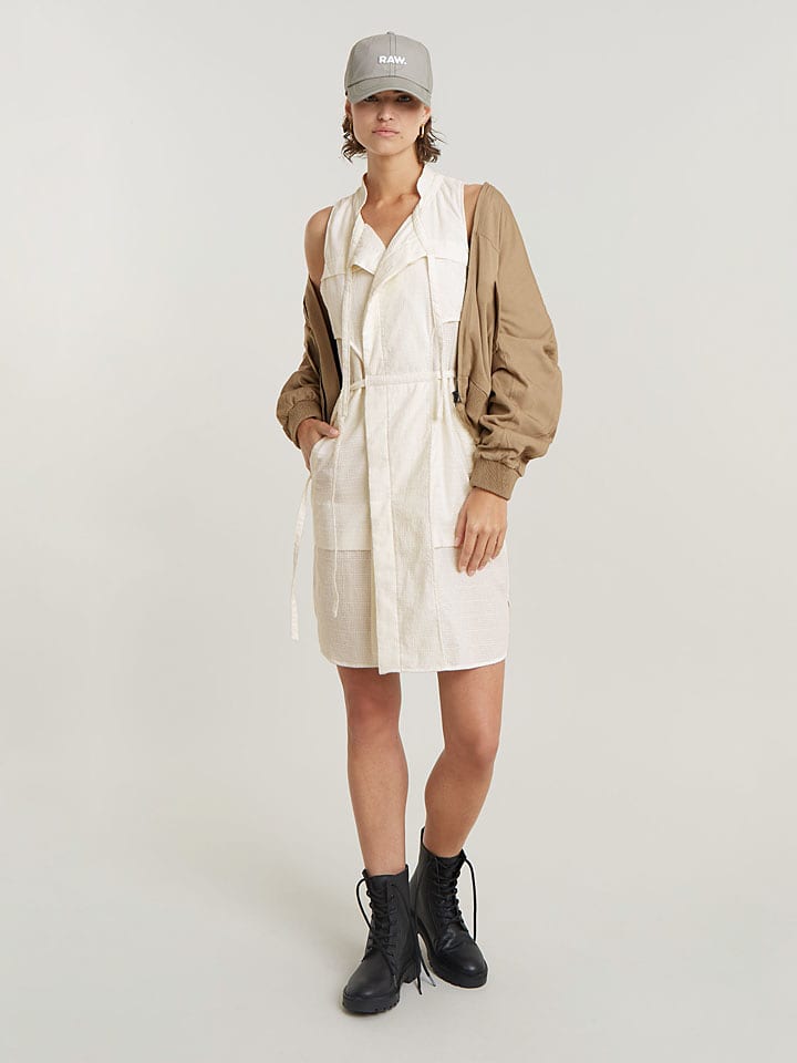 G-Star Sukienka w kolorze białym rozmiar: L