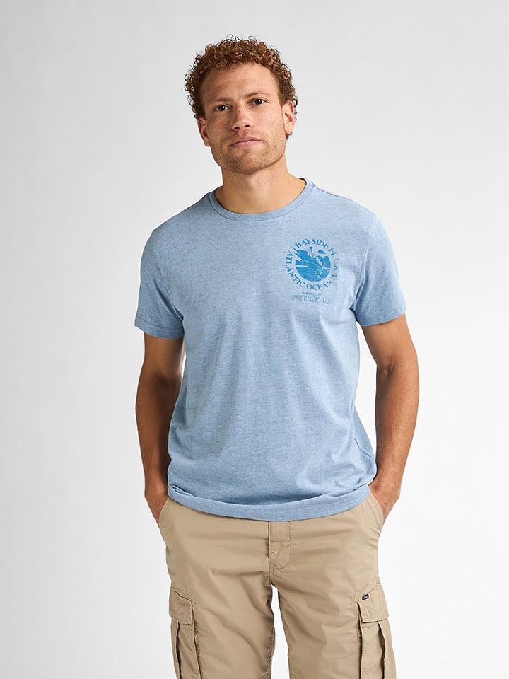 Petrol Industries Koszulka w kolorze błękitnym rozmiar: M