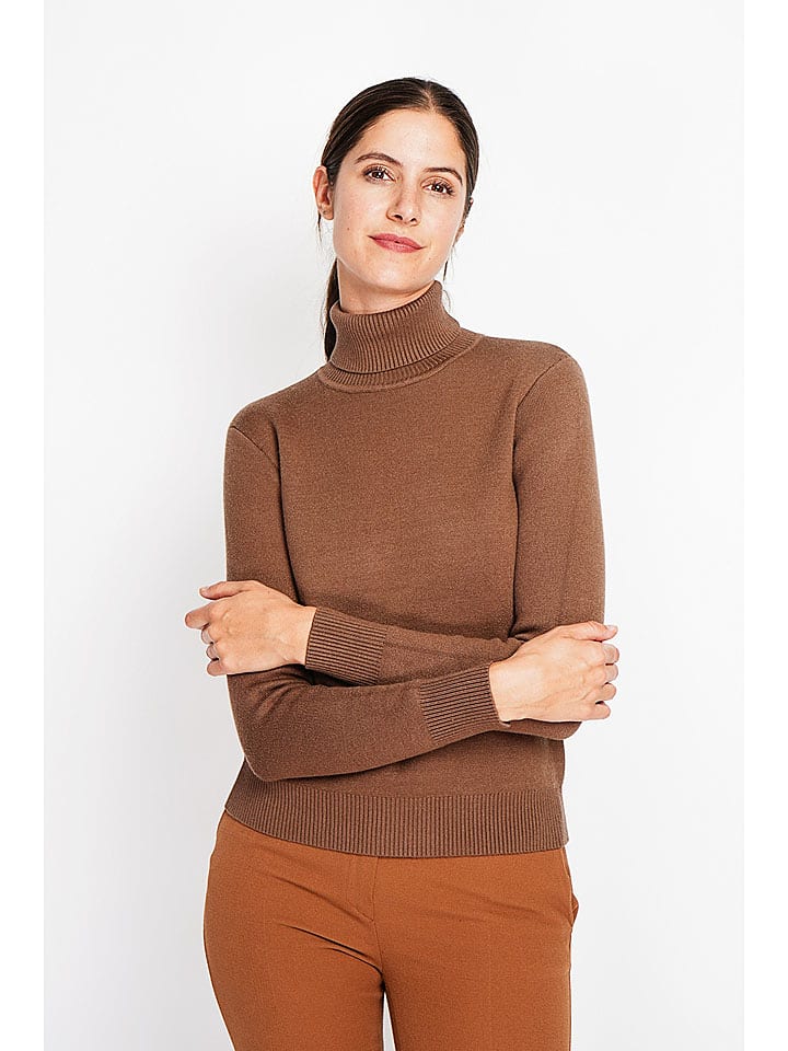 ASSUILI Golf w kolorze brązowym rozmiar: 42