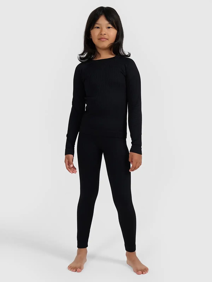 4F 2-częściowy zestaw bielizny termicznej w kolorze czarnym rozmiar: 128/134