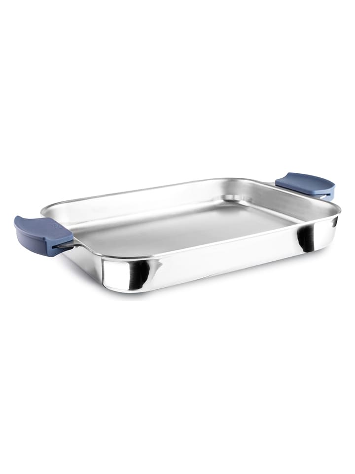 Ibili Forma "Element" w kolorze srebrnym do pieczenia - 34 x 4,5 x 26 cm rozmiar: onesize