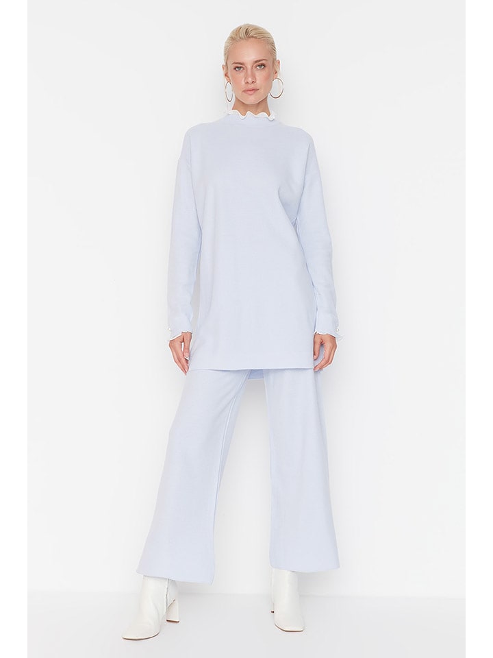 trendyol 2-częściowy zestaw w kolorze błękitnym rozmiar: L