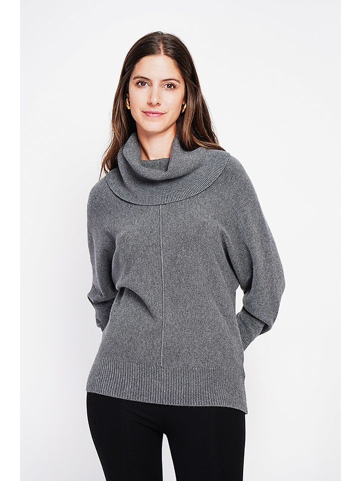 ASSUILI Sweter w kolorze ciemnoszarym rozmiar: 40