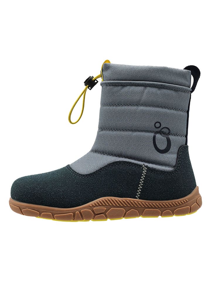 lamino Kozaki zimowe w kolorze błękitnym do chodzenia na boso rozmiar: 28