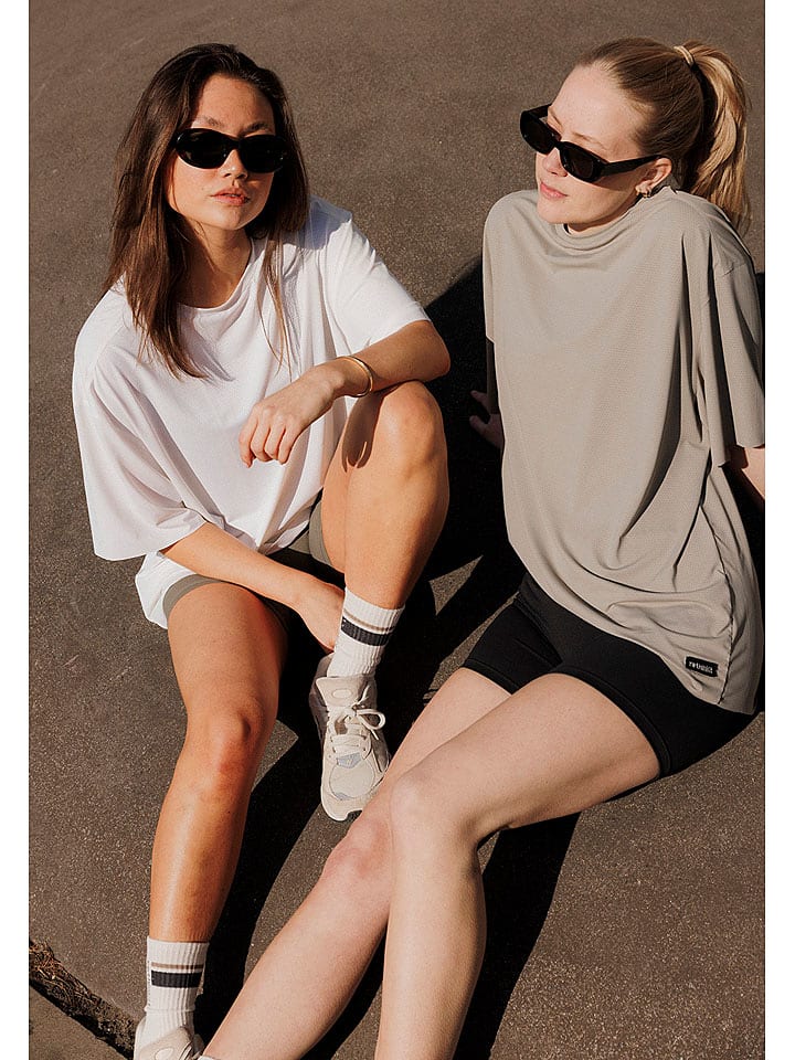 Rethinkit Koszulka funkcyjna "Air" w kolorze białym rozmiar: L