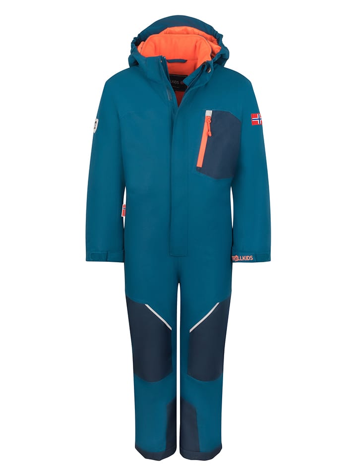 Trollkids Kombinezon zimowy "Isfjord" w kolorze niebieskim rozmiar: 122
