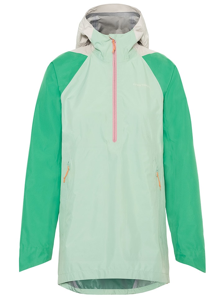 KARI TRAA Kurtka softshellowa "Sann" w kolorze zielono-kremowym rozmiar: XL