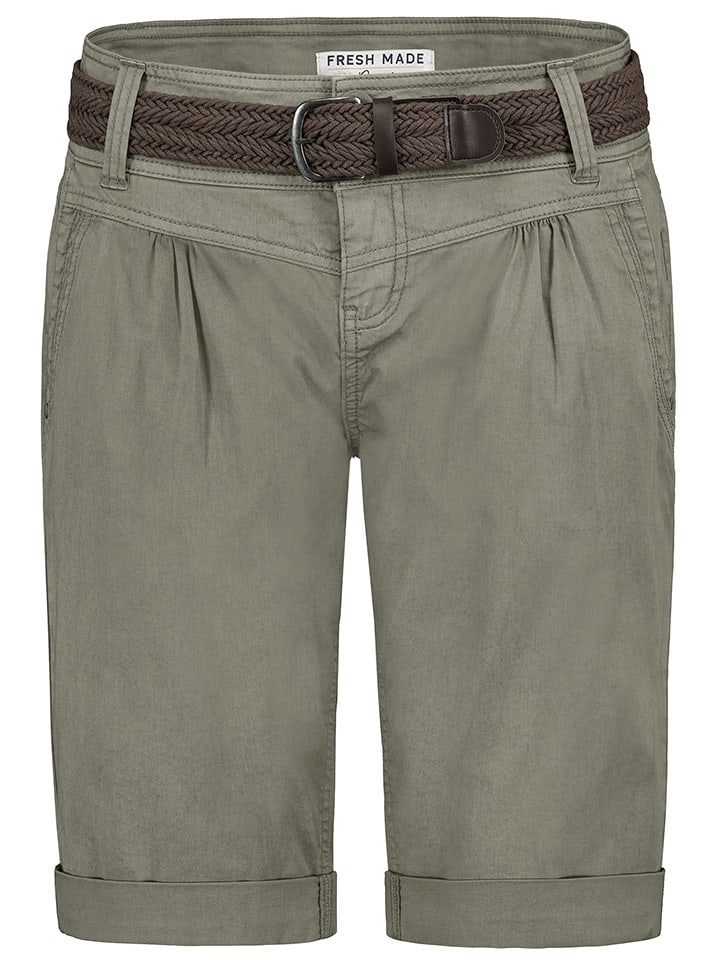 Fresh Made Bermudy w kolorze khaki rozmiar: XS