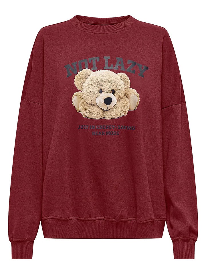 ONLY Bluza w kolorze czerwonym rozmiar: M