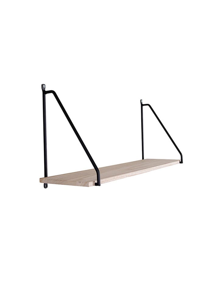 House Nordic Regał ścienny w kolorze beżowym - 65 x 27 x 17 cm rozmiar: onesize