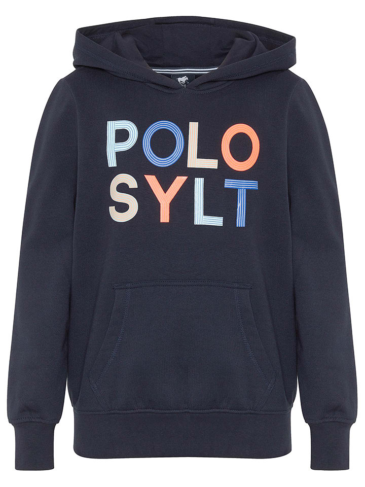 Polo Sylt Bluza w kolorze granatowym ze wzorem rozmiar: 122/128