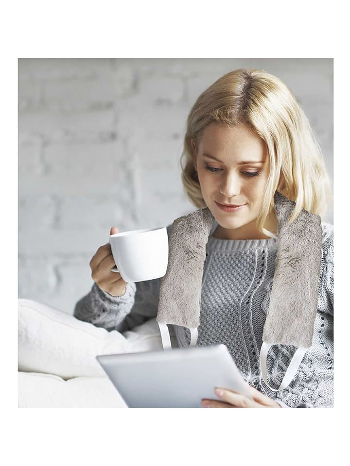 HYGGE Mikrofalowy ogrzewacz w kolorze beżowym do szyi - 48 x 10,5 cm rozmiar: onesize