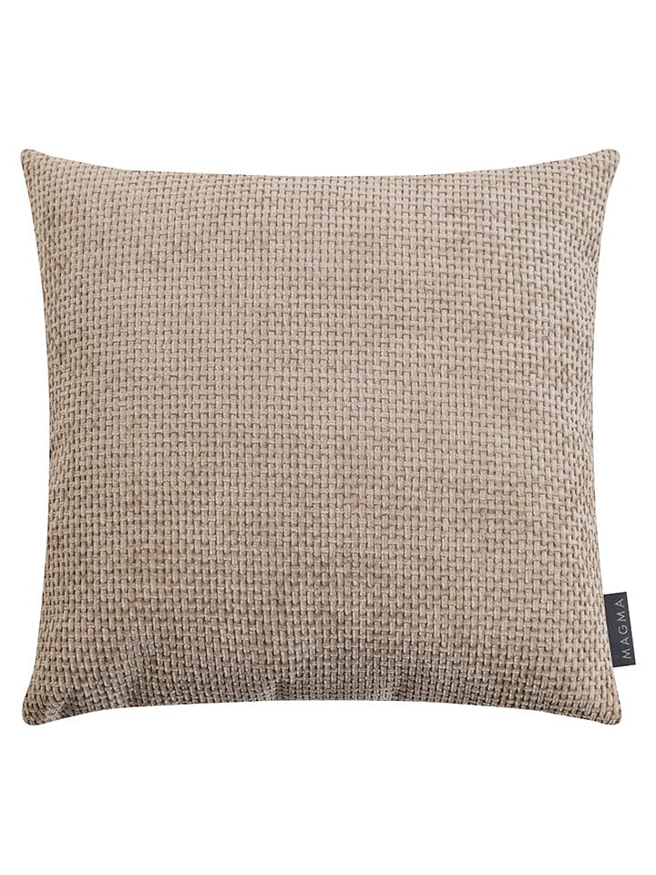 Magma Heimtex Poszewka "Arlo" w kolorze szarobrązowym na poduszkę - 40 x 40 cm rozmiar: onesize