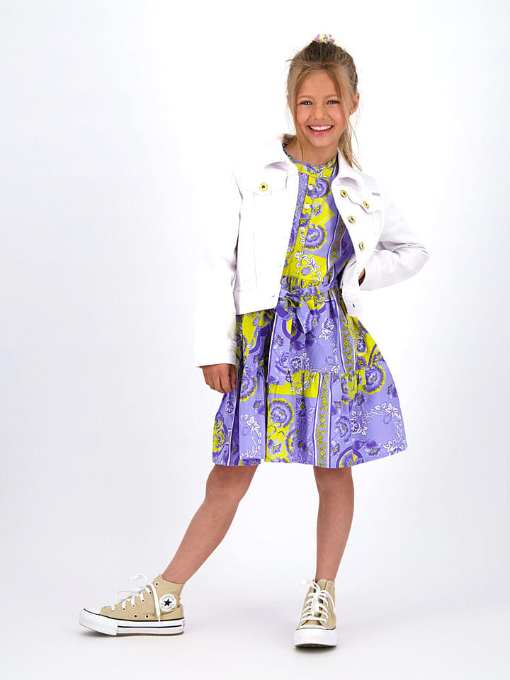 Vingino Kurtka dżinsowa "Taylin" w kolorze białym rozmiar: 152