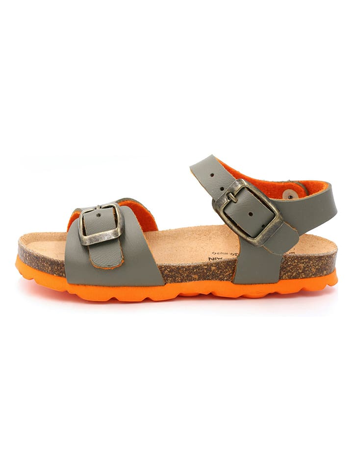 Little Sky Sandały w kolorze khaki rozmiar: 29