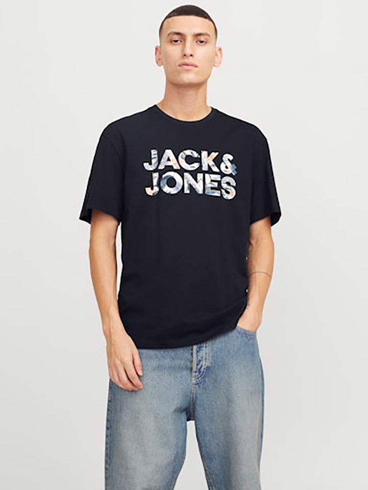 Jack & Jones Koszulka w kolorze granatowym rozmiar: XL