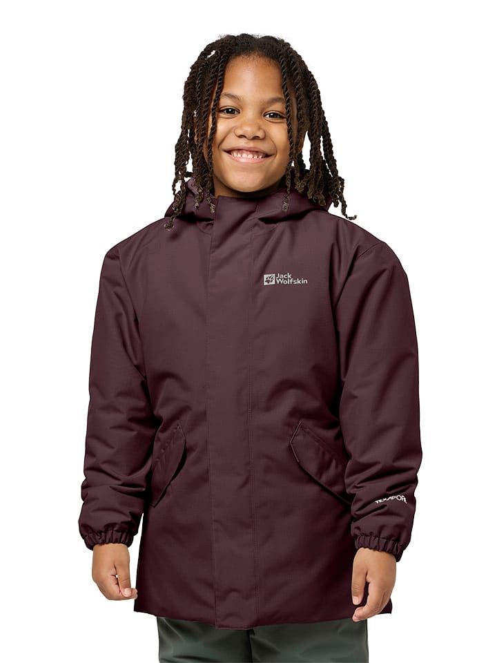 Jack Wolfskin Parka "Cosy Bear" w kolorze fioletowym rozmiar: 140