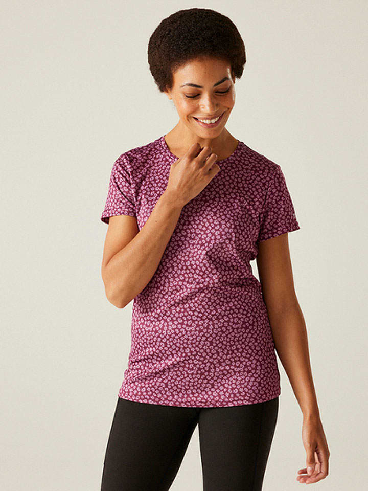 Regatta Koszulka funkcyjna "Fingal Edition" w kolorze różowym rozmiar: 34