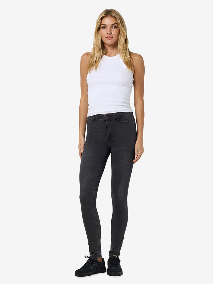 Noisy may Dżinsy - Skinny fit - w kolorze czarnym rozmiar: W25/L30
